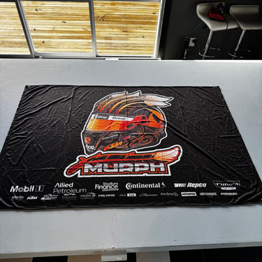 Murph 1x1.5m Supporters Garage Banner/Flag