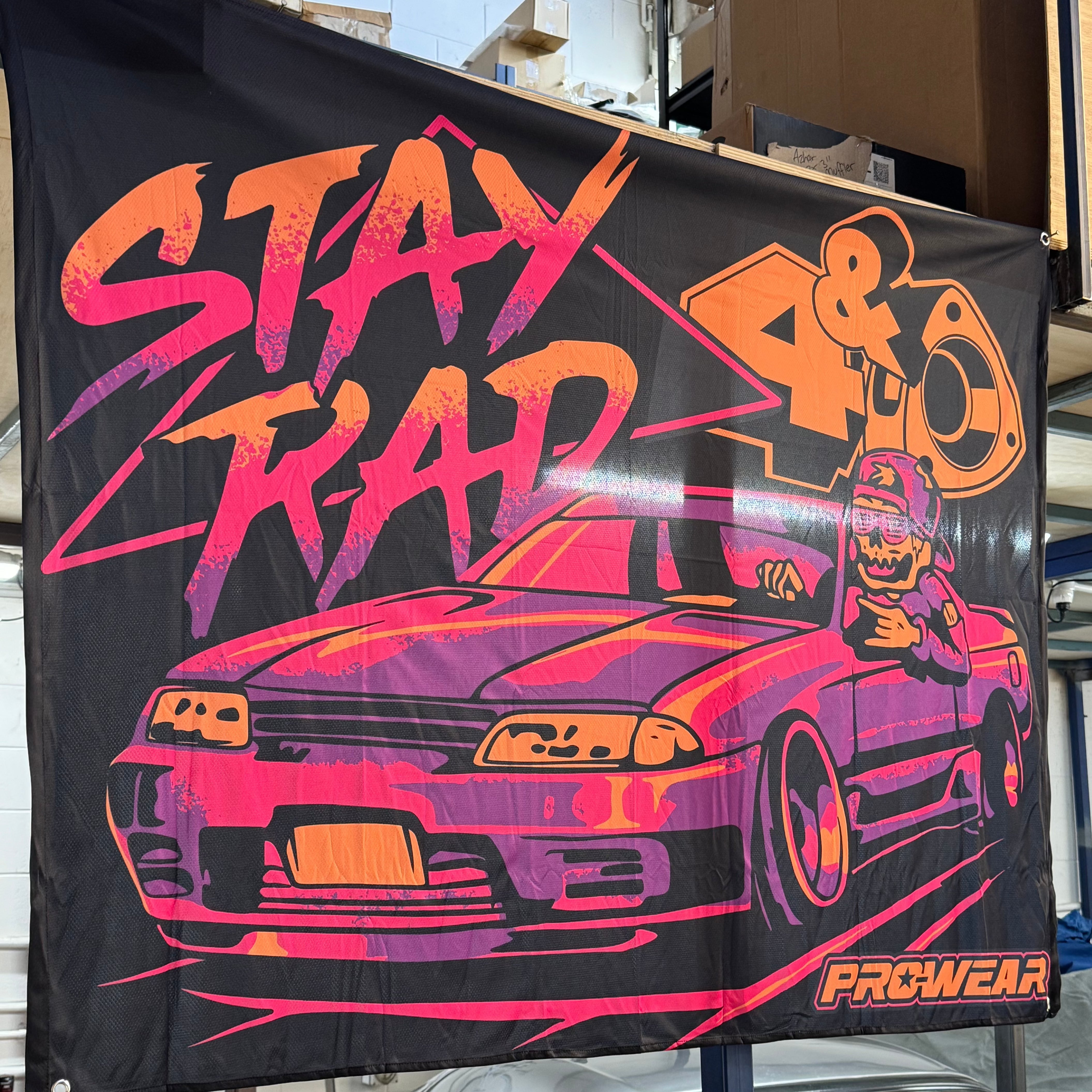 STAY RAD Garage Banner -  Preorder