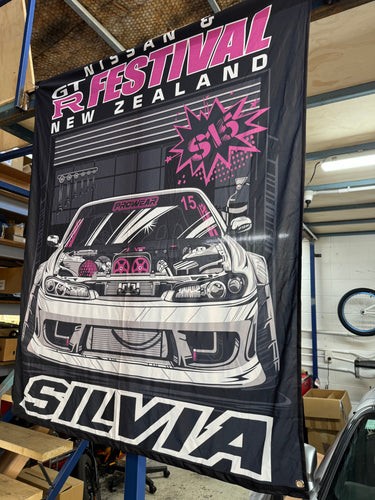 Silvia Garage Banner - PREORDER