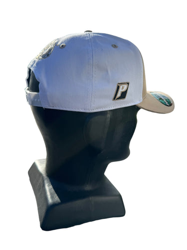 4 & Rotary White Tan Hat Curved