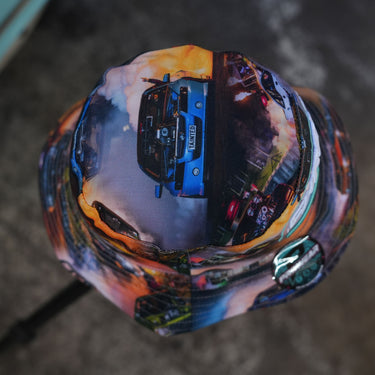 Chrome Burnout Bucket Hat