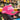 Chrome Festival Hat Pink