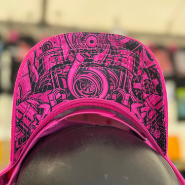 Chrome Festival Hat Pink