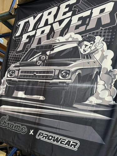 Tyre Fryer Garage Banner - PREORDER