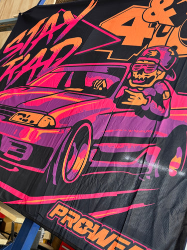 Stay Rad Garage Banner - PREORDER