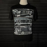 Black Tee featuing Mazda Rotary RX2, RX3, 323 front grill, headlights