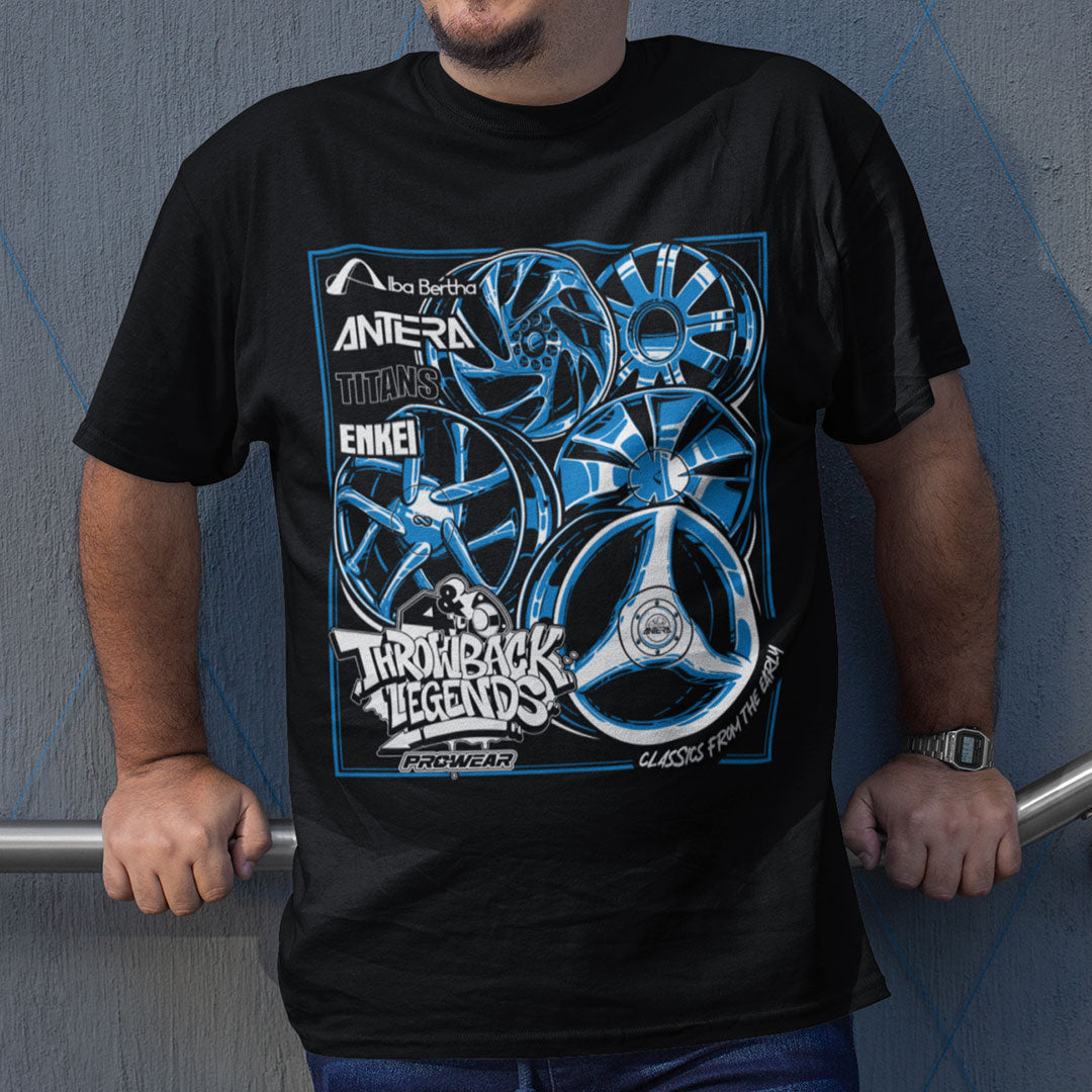 Throwback Legends: Chrome Wheels Tee