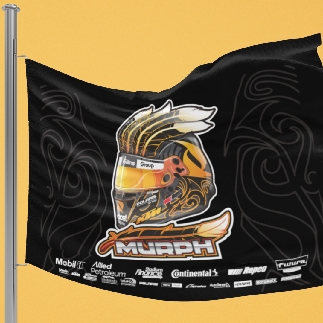Murph 1x1.5m Supporters Garage Banner/Flag